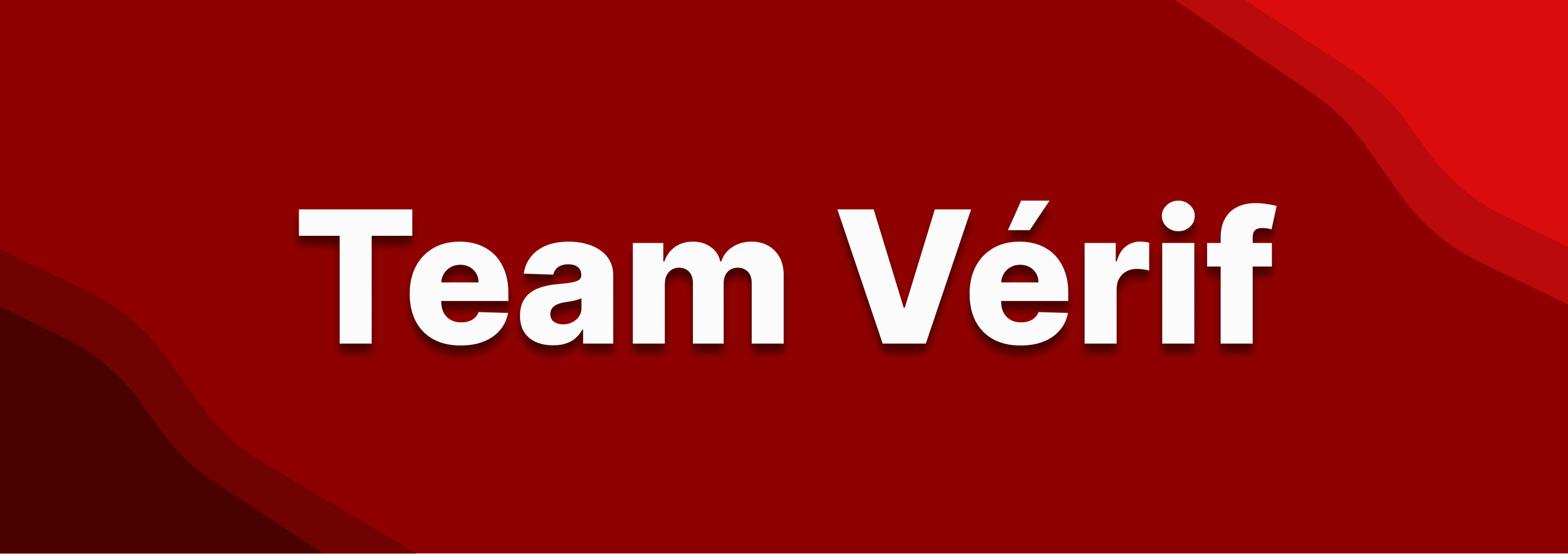 Bannière de 👊 | Team Vérif